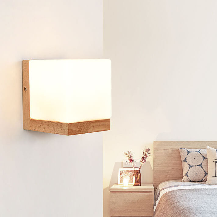 Green Modern Cube Wall Light - Halri