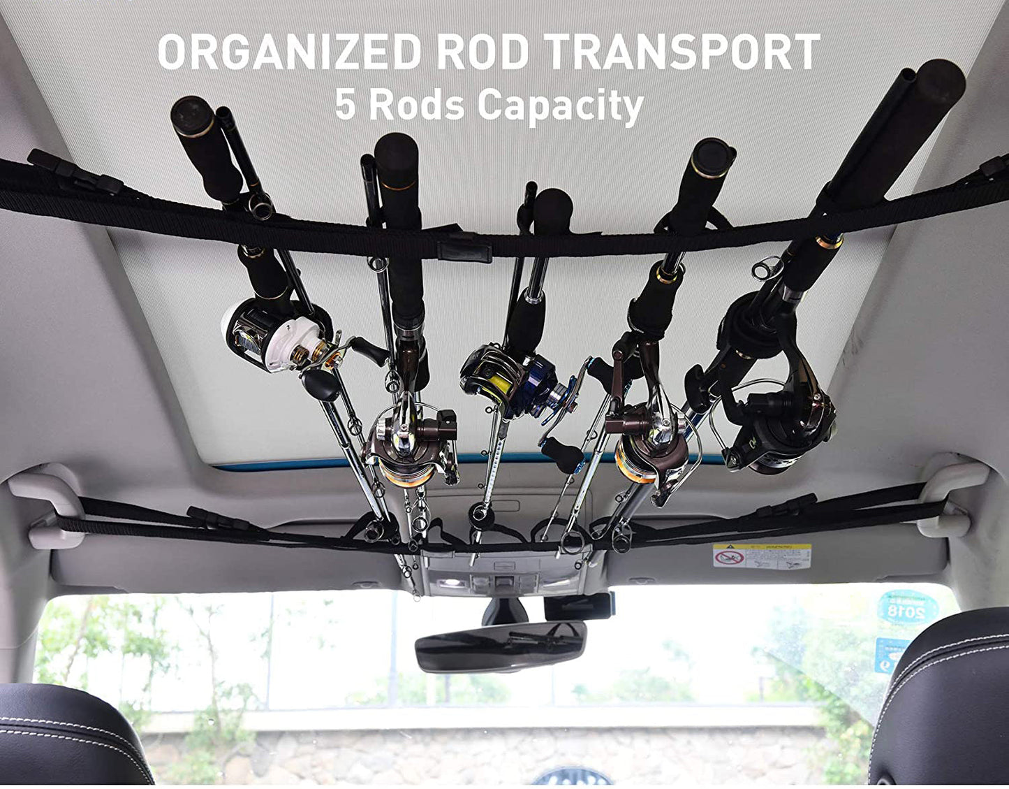 Fishing Rod Transport Bags (Holds 5 Rods) - Halri