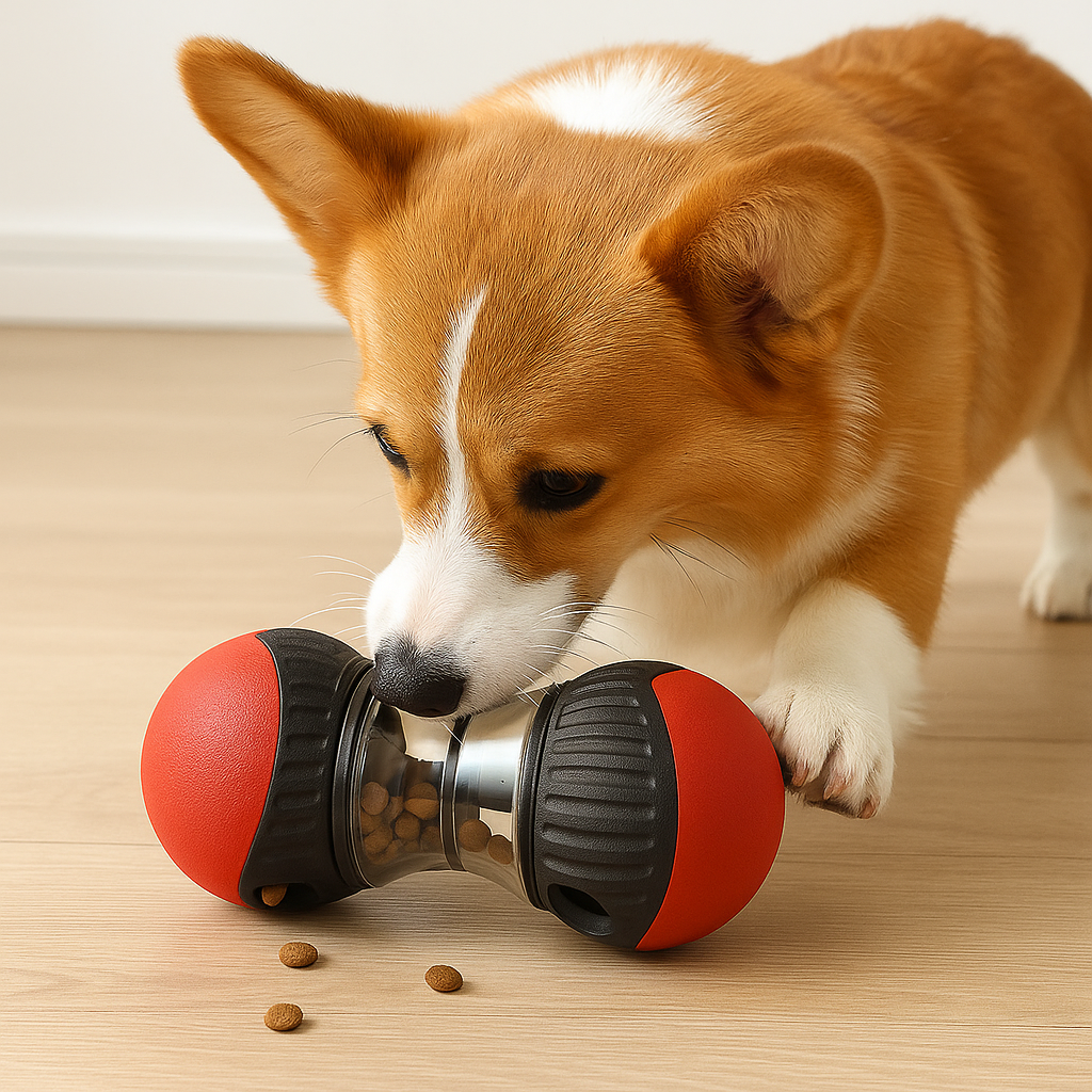 Interactive Dog Toy with Slow Eating Feeder - Halri