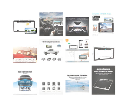 Rearview License Plate Reverse Camera