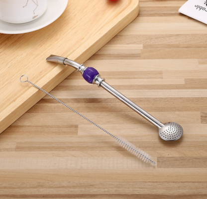 Premium Metal Reusable Straw Set with Filter & Cleaner