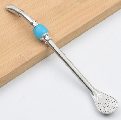 Premium Metal Reusable Straw Set with Filter & Cleaner