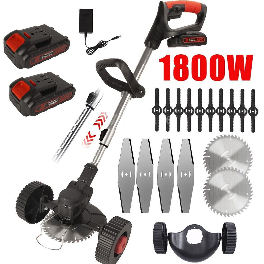 Portable 3-in-1 Electric String Trimmer with Metal Blades