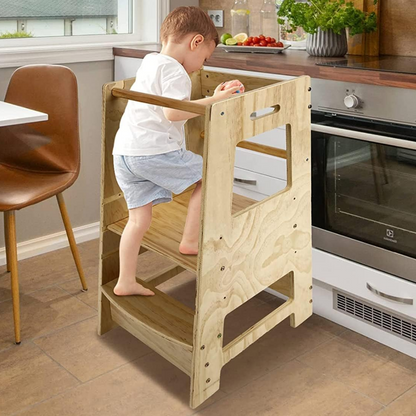 Kids Kitchen Step Stool Helper Tower Ladder - Halri