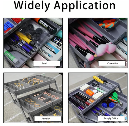 Compact Storage Tray For Office Cosmetics Accessories
