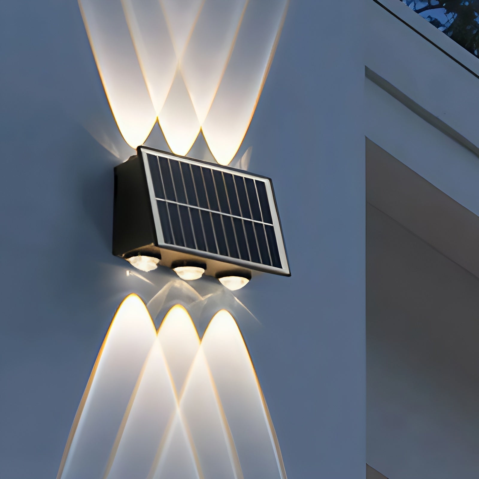 Waterproof Outdoor Solar Powered Wall Lamp - Halri