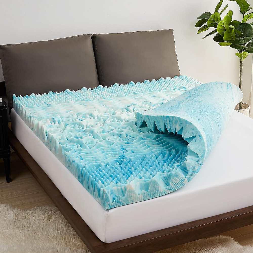 Cool Gel Memory Foam Mattress Topper