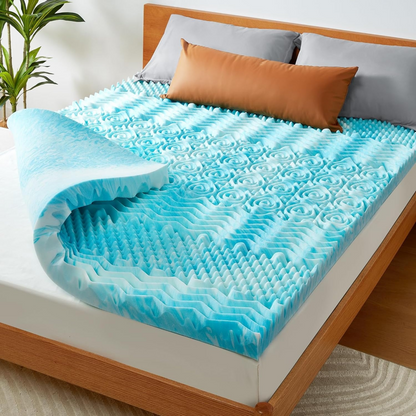 Cool Gel Memory Foam Mattress Topper