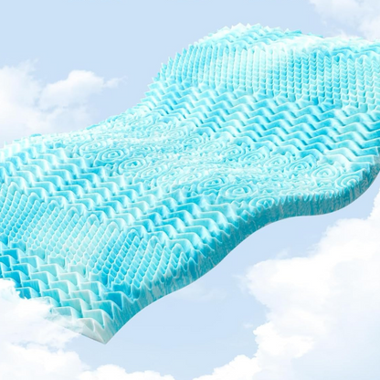 Cool Gel Memory Foam Mattress Topper