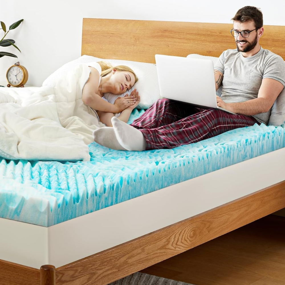 Cool Gel Memory Foam Mattress Topper
