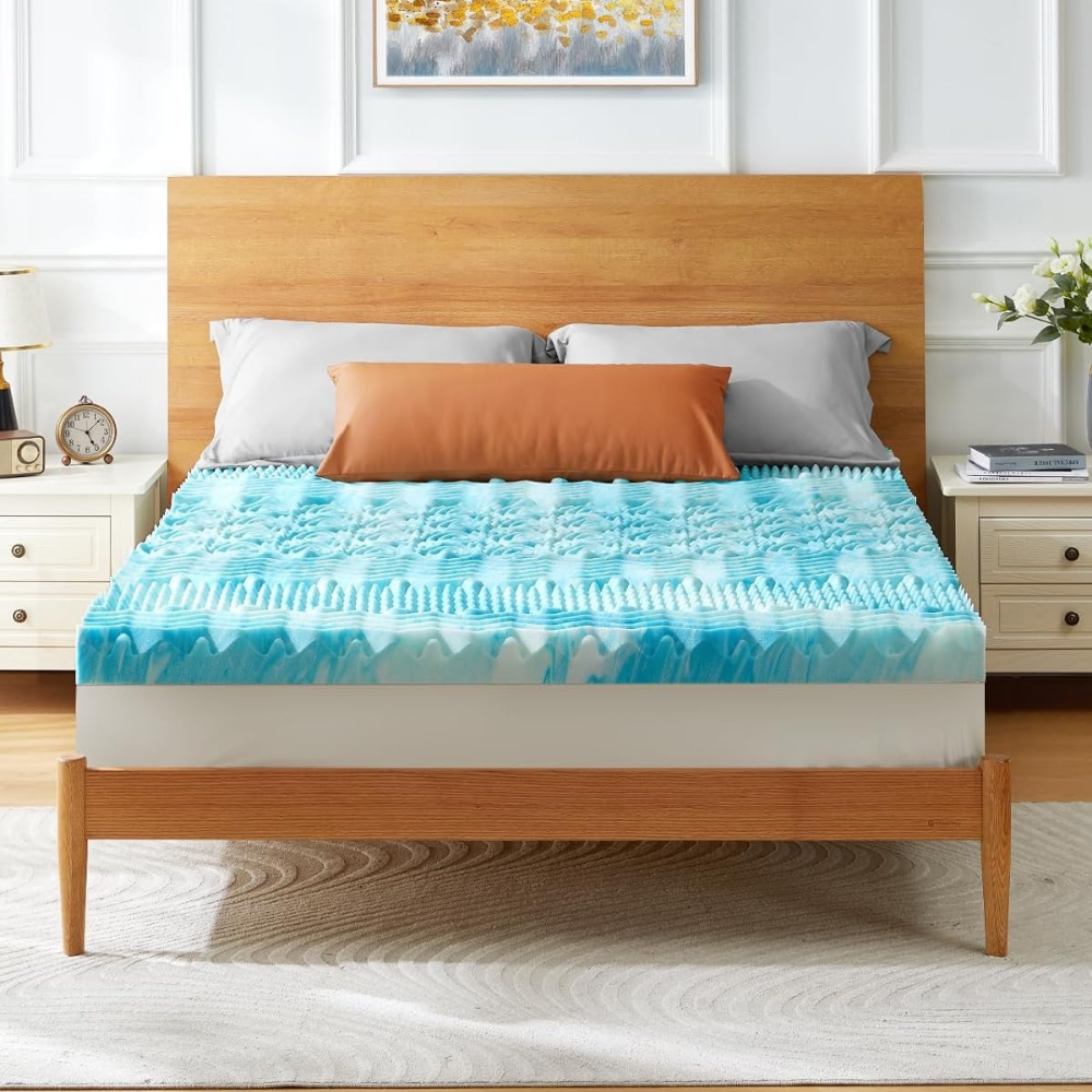 Cool Gel Memory Foam Mattress Topper
