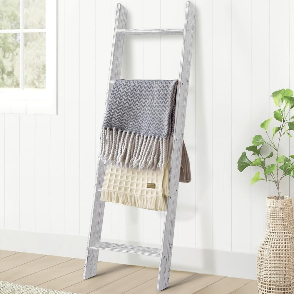 Sturdy Wooden Blanket Stand for Home Decor - Halri