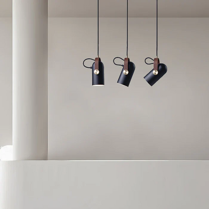 Nordic Modern Rotatable Wooden Pendant Lamp