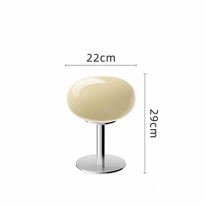Chic Glass Cake Table Lamp