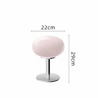 Chic Glass Cake Table Lamp