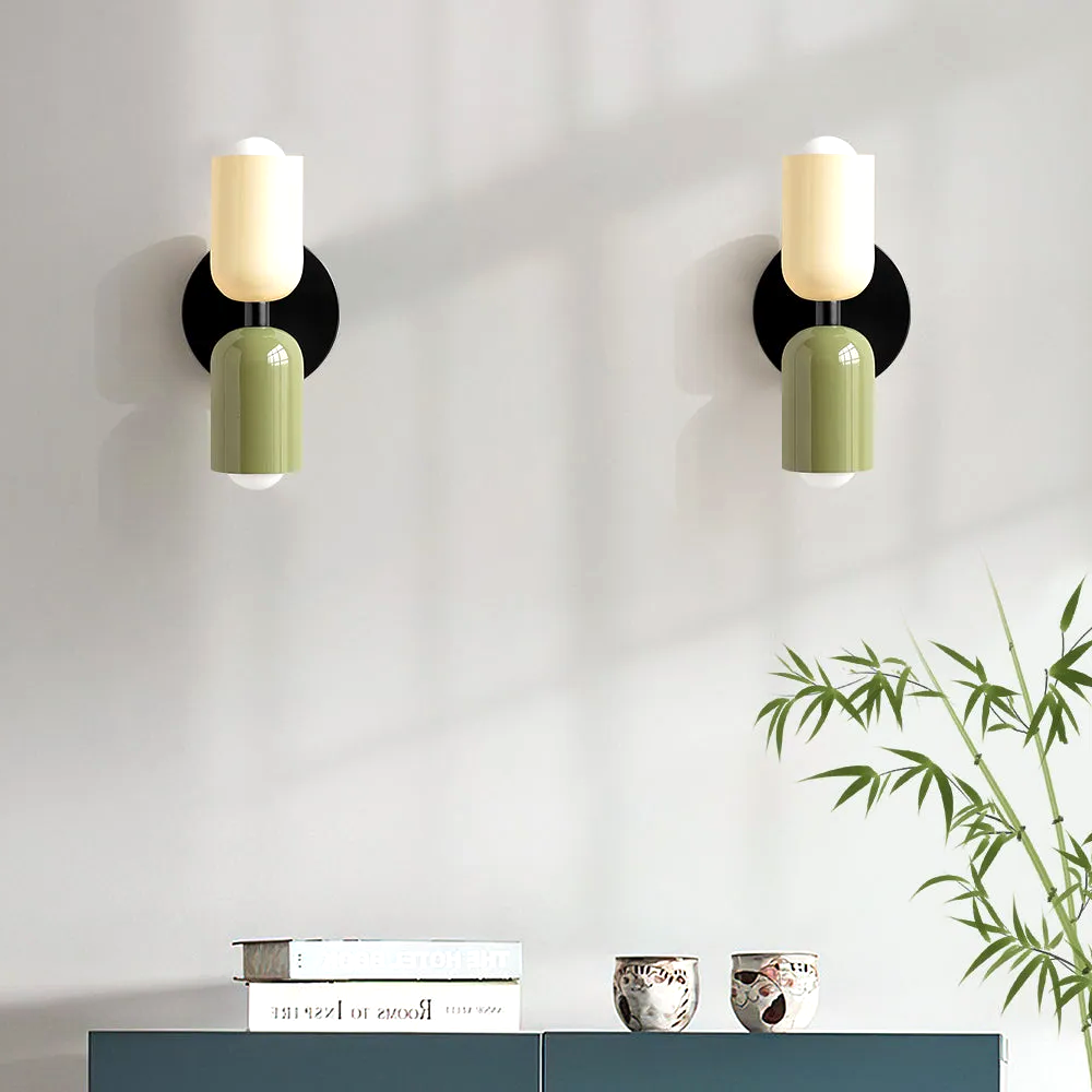 Glarefusion Double-ended Two-color Candle Wall Light