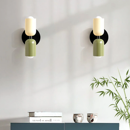 Glarefusion Double-ended Two-color Candle Wall Light