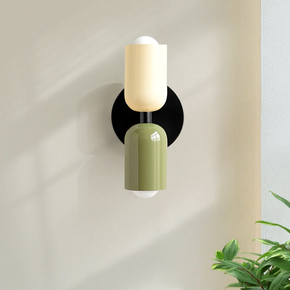 Glarefusion Double-ended Two-color Candle Wall Light