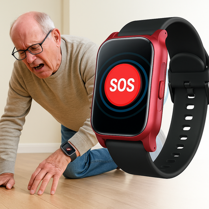Easy-to-Use GPS Watch for Seniors with SOS Alert - Halri
