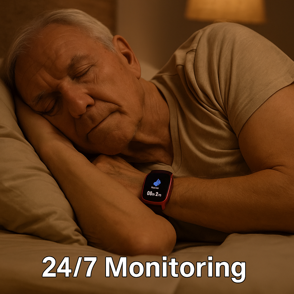 Easy-to-Use GPS Watch for Seniors with SOS Alert