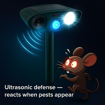 Solar Outdoor Mouse Repellent Device