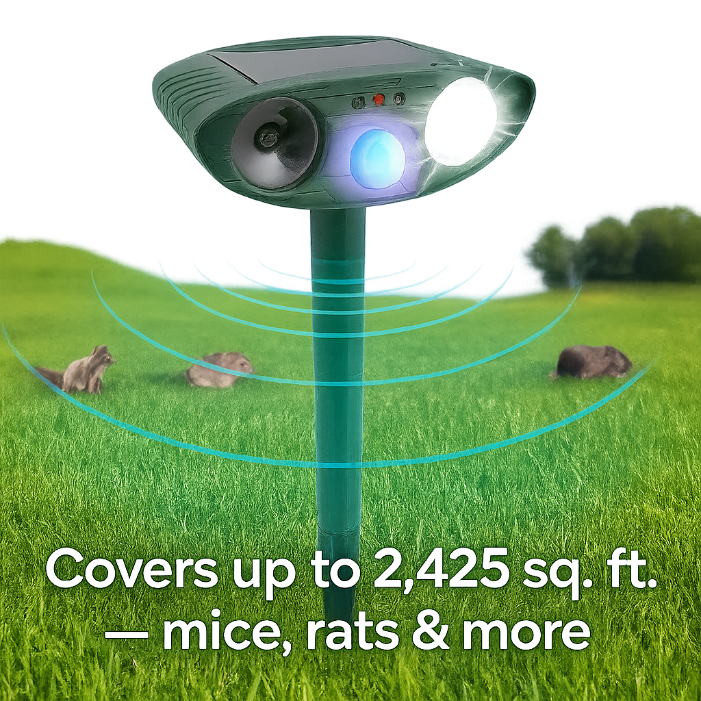 Solar Outdoor Mouse Repellent Device