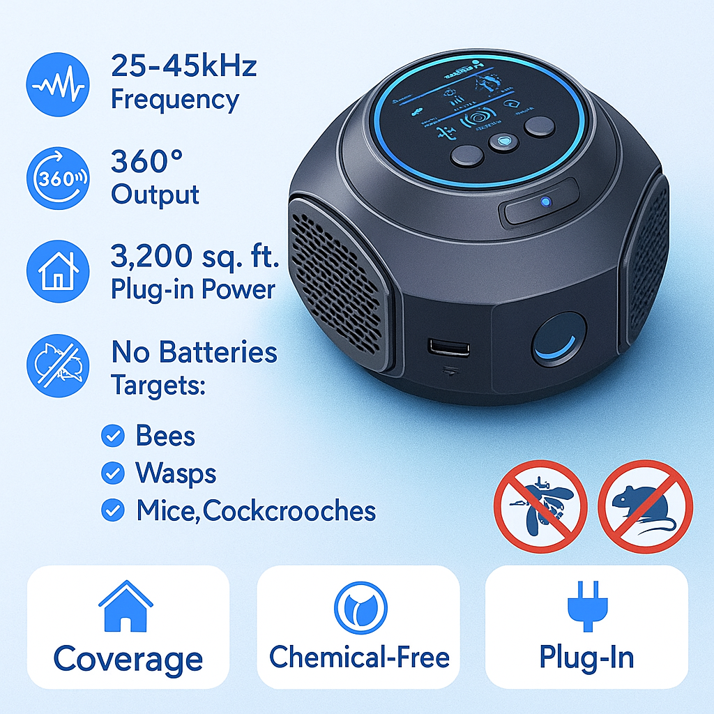 Effective Indoor Pest Repellent Device
