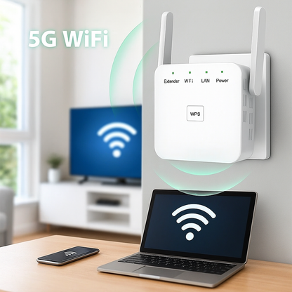 Fast WiFi Signal Booster for Whole Home Coverage