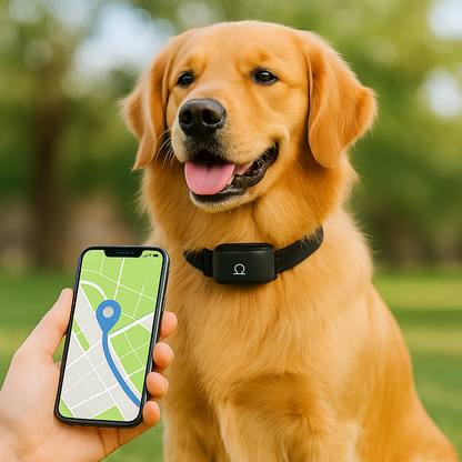 Pet GPS Tracking Collar with Real Time Location Alerts - Halri