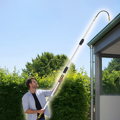 Easy Reach Gutter Cleaner Wand with Hose Adapter