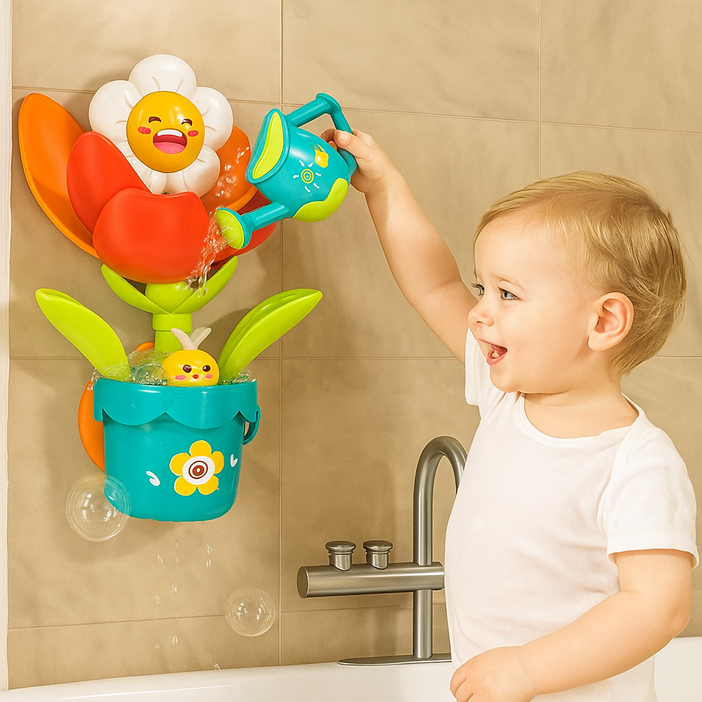 Colorful Kid's Flower Shower Bath Toy Set - Halri