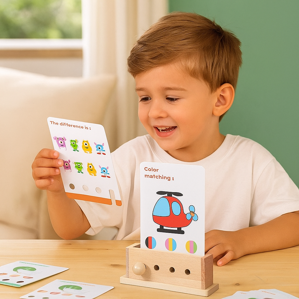 Fun Wooden Puzzle Toy for Kids Learning Development - Halri