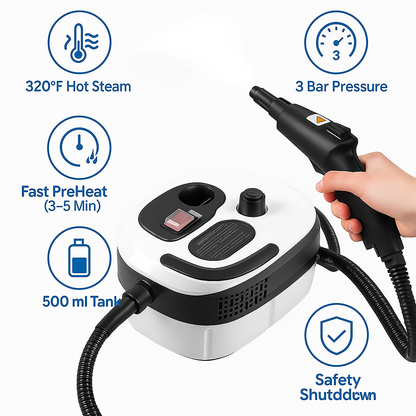 Natural Steam Mop Cleaner for Family Homes
