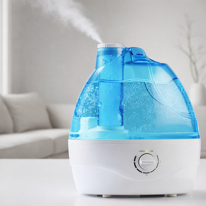 Compact Quiet Mist Air Humidifier for Home Comfort - Halri