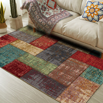 Traditional Moroccan Style Patchwork Area Rug - Halri