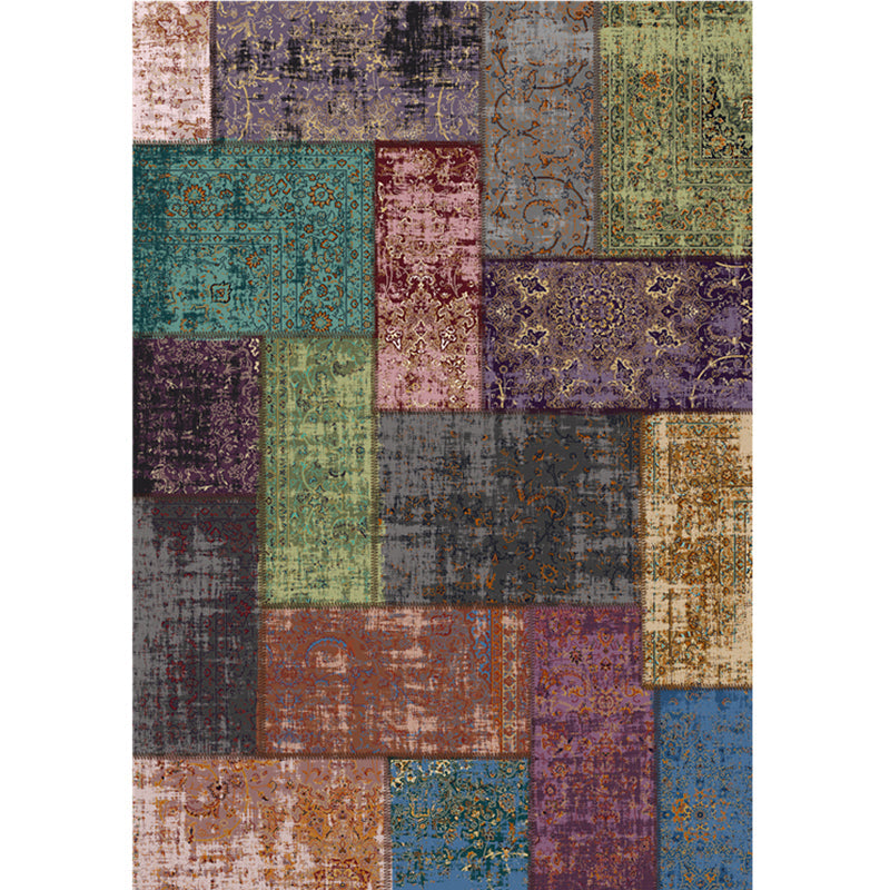 Traditional Moroccan Style Patchwork Area Rug