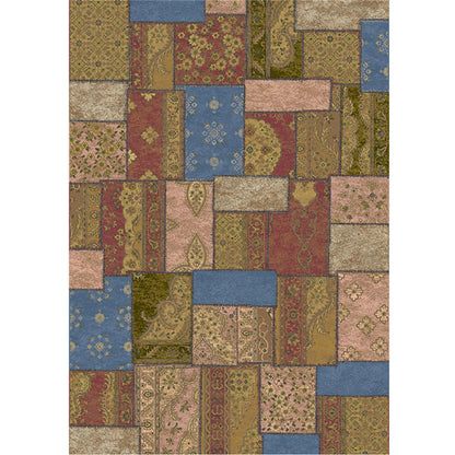 Traditional Moroccan Style Patchwork Area Rug