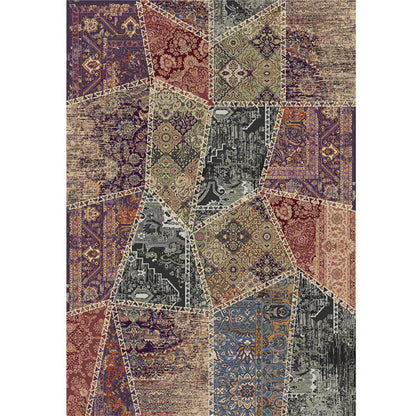Traditional Moroccan Style Patchwork Area Rug
