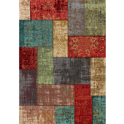 Traditional Moroccan Style Patchwork Area Rug
