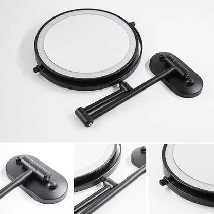 Portable LED Vanity Mirror with Dual Sided Lighting - Halri