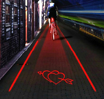 Bright Bike Safety Laser Lights - Halri