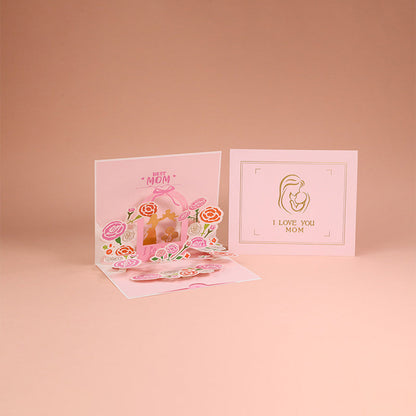 Beautiful 3D Flower Pop Up Card for Mom