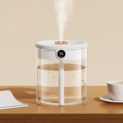 Compact 2L Digital Humidifier with Night Light - Halri
