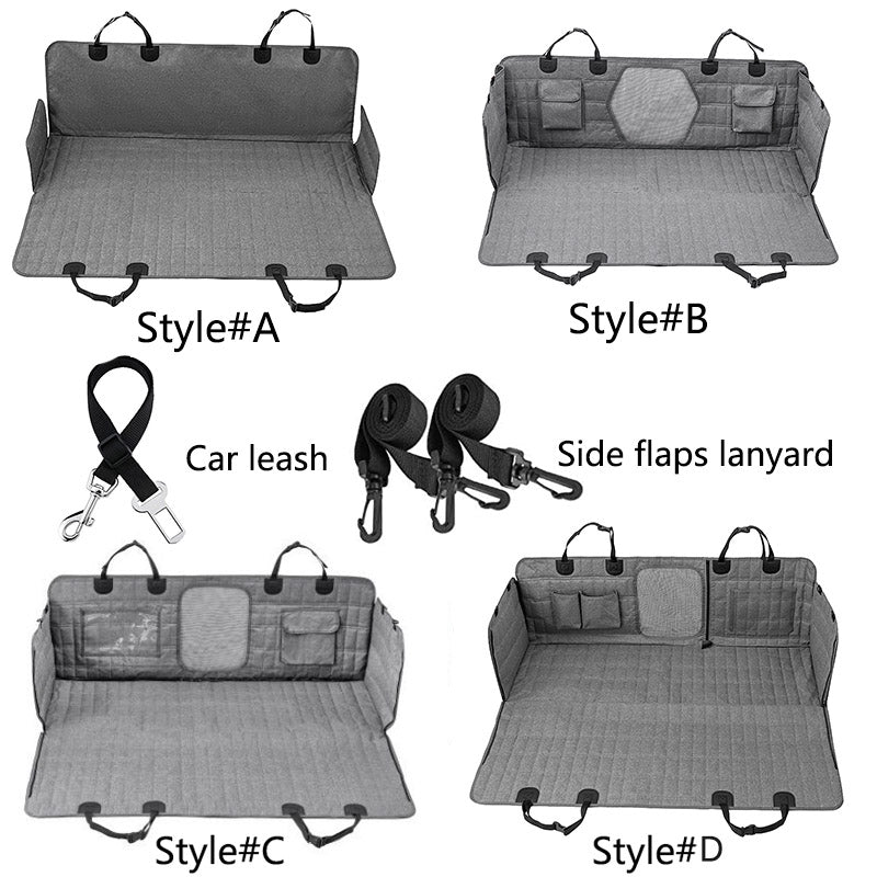 Durable Pet Car Seat Protector with Mesh Vent
