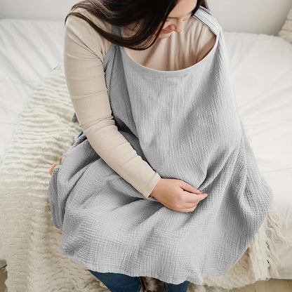 Cozy Nursing Blanket - Gentle Cotton Blanket for Moms