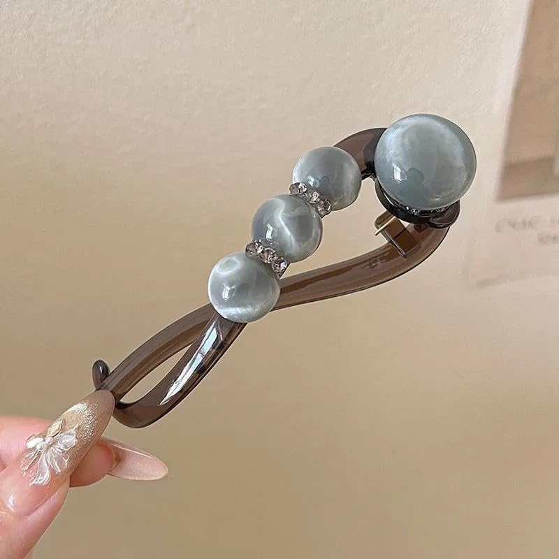 Beautiful Pearl Hair Twist Clip - Halri