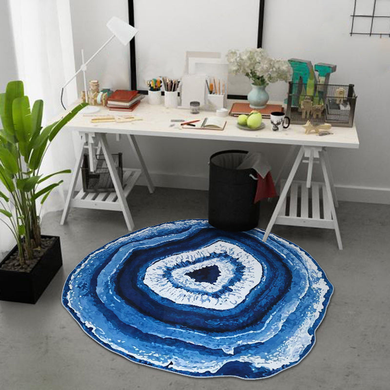 Colorful 3D Tree Rug Polypropylene Modern Non-Slip Carpet