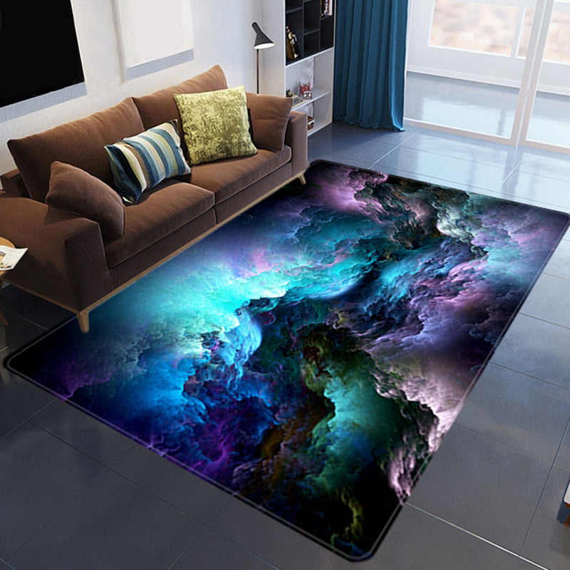 Colorful 3D Cloud Area Rug Soft Non Slip Living Room