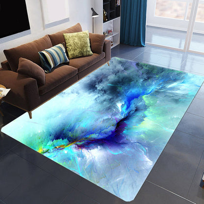 Colorful 3D Cloud Area Rug Soft Non Slip Living Room