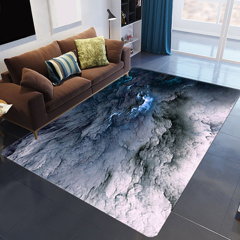 Colorful 3D Cloud Area Rug Soft Non Slip Living Room